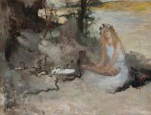 "Reflections of the ideas of theosophical philosophy of art in the painting of Stabrauskas and Čiurlionis", 2021