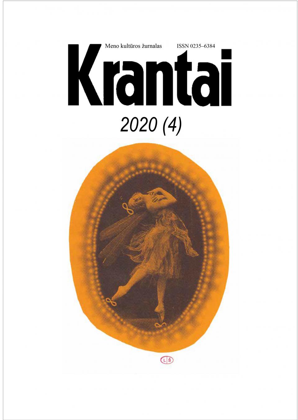 Art and Culture Journal "Krantai", 2020 No. 4, 2020.