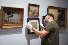 An Artist in the Dunes