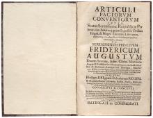 Articuli Pactorum Conventorum [...] LM-27