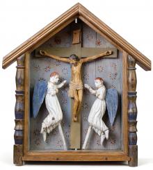 Shrine with the sculpture of the Crucifix