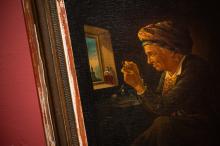 Seamstress (a Jewish woman threading a needle) 